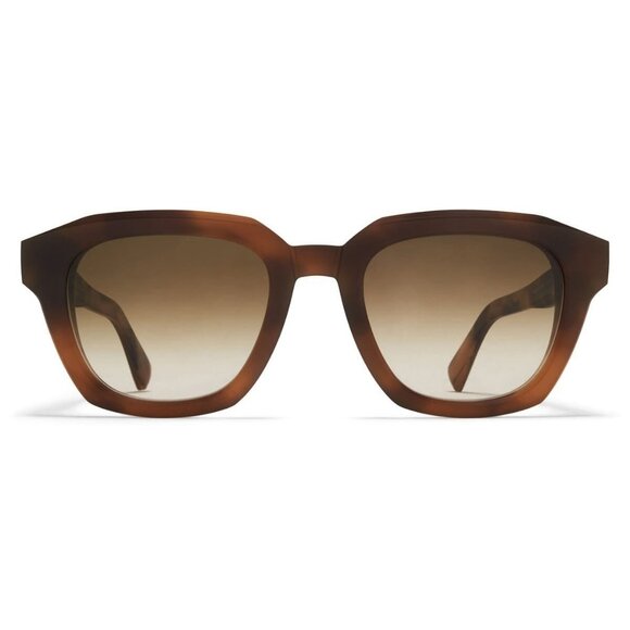 New MYKITA Acetate Bold Havana Square Kiene C179 802 Sunglasses Women - Picture 2 of 4